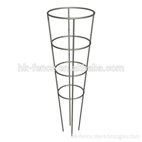 DIY colorful steel wire tomato cages